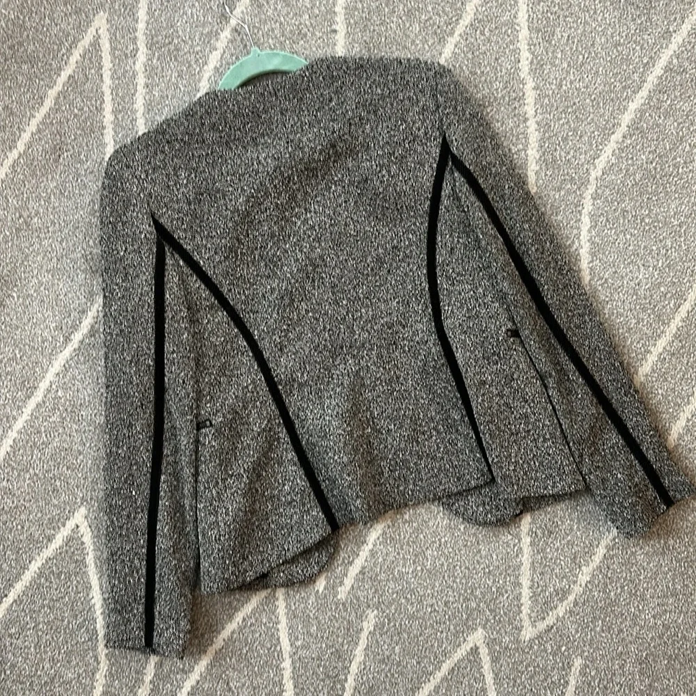 Anne Klein Black and White Tweed Blazer - Picture 2 of 4